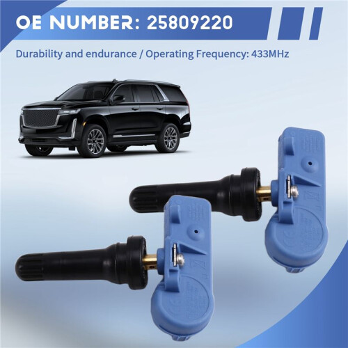 4 STÜCKE Reifendrucksensor 433 MHz TPMS-Sensor 25809220 für  für 2