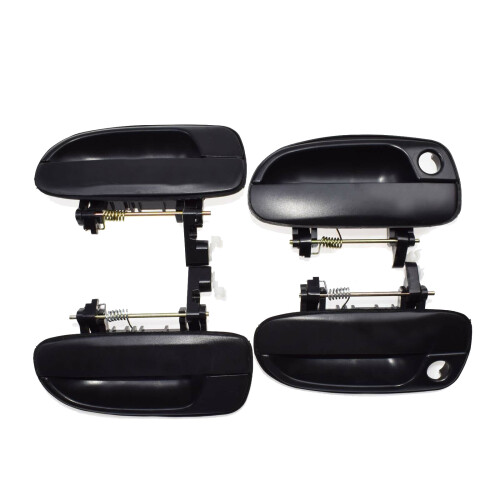 4PCS(Front Rear Left Right)Outer Outside Exterior Door Handle Black for  Accent 2000-2005 New 1