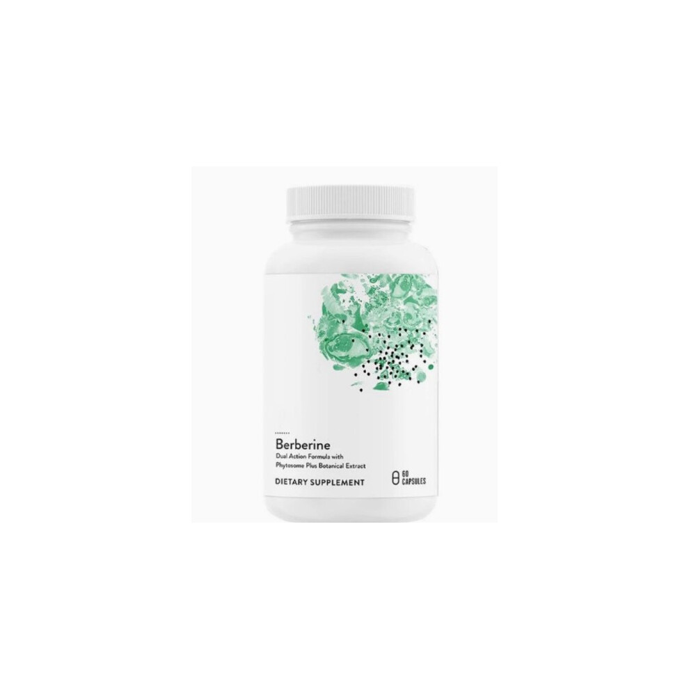 (3PCS) Berberine Dual Action Formula Supplement with Phytosome and Botanical Extracts, 60 Capsules
