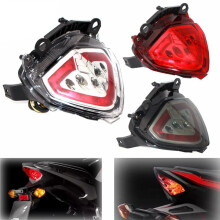 Motorcycle LED Tail Light Turn Signal Brake Light Lmap for CBR500R CBR500X CBR500F 2013- Tail Light Smoky Color