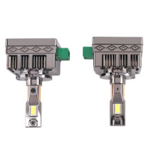 D3S LED Lamp Xenonbulb Headlight Replacement Aluminum Heat Sink + Heat Pipe + Electroplated Housing