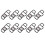 10 St. Magnetpackning, Spolventilsfilter för   VTEC 06-14 15826-RNA-A01 1