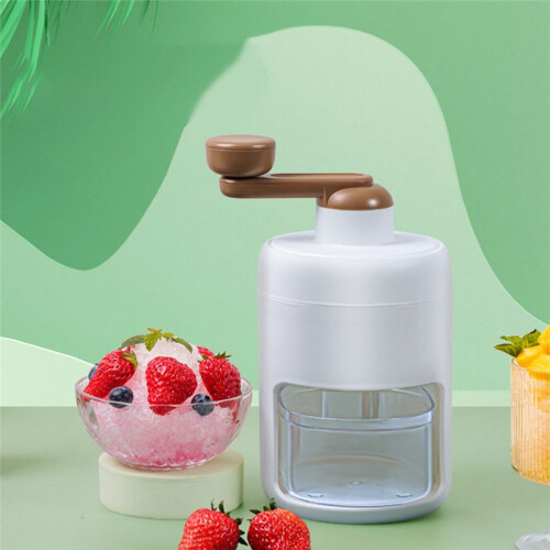 Ice Shaver Machine Portable Ice Crusher with 3 Ice- Trays for Home Outdoors Use 2