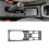 Central Control Handbrake Panel Trim Sticker Carbon Fiber for   1996-2000 Accessories 2