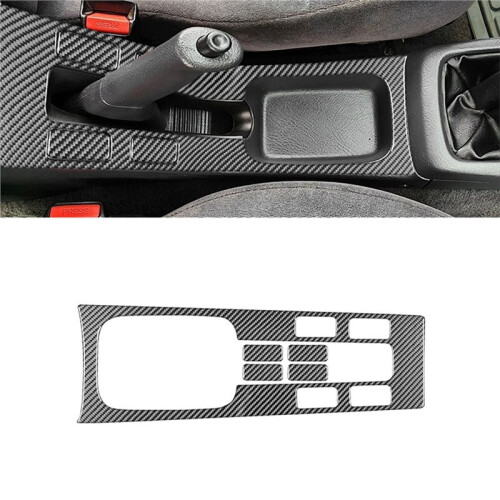 Central Control Handbrake Panel Trim Sticker Carbon Fiber for   1996-2000 Accessories 1