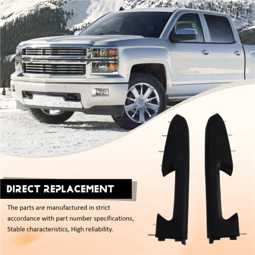 Car Door Armrest Handle Replacement Kit Front Grab Handle Repair Kit for  Silverado  Sierra Black 2