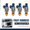 4 Stück 0280150553 Einspritzdüse für  Kombi 1.6 Acool 6