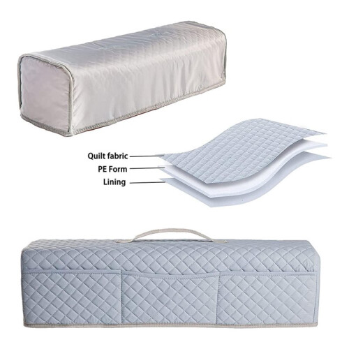 Padded Dust Cover for Criicut Maker 4, Maker 3, Maker, Explore 4,Explore 3, Explore Air 2, Protective Machine Cover Gray 2