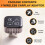 Wireless CarPlay Adapter 4 in 1 Auto Screen Mirroring Adapter for ISO & Android,Wired to Wireless,Plug and 2