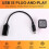 Wireless CarPlay Adapter 4 in 1 Auto Screen Mirroring Adapter for ISO & Android,Wired to Wireless,Plug and 6