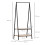 Homcom Perchero de Ropa Negro 64 x 42.5 x 149 cm 3