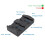 Dual Charger USB Dual Charging Power Base Charger for  PS3 Move Controller and Mobile Navigation 5
