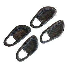 Car Inner Door Handle Bowl & Window Lift Button Panel Cover Trim for Navara NP300 2015-2020