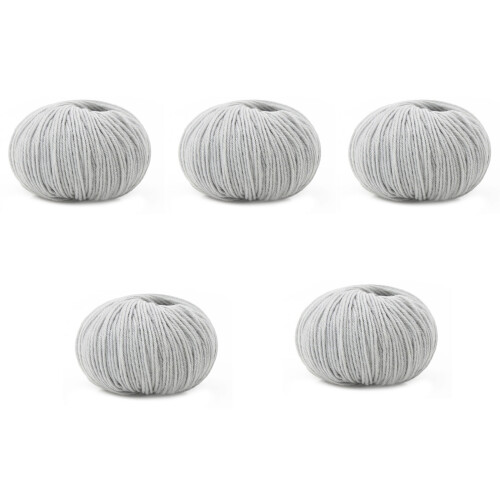 5Roll Knitting Yarn 109.36Yard Per Roll Soft-Coconut ash1