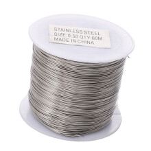 Stainless Steel Beading Cord for Jewelry Crafting Safe Use-0.5mm