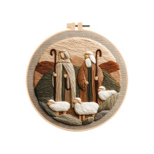 Family Activity Religious Embroidery Craft Set for Bondings-6