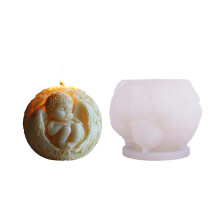 Silicone Sleep Angel Candle Mould for Creation Suitable for-B