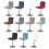 Elastic Bar Stool Cover Polyester Spandex Materials-Wine red 8