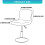 Elastic Bar Stool Cover Polyester Spandex Materials-Wine red 9