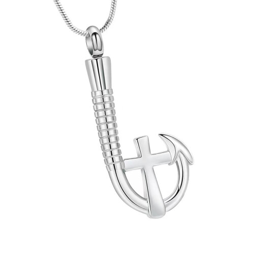 Bijoux de crémation pour animaux de compagnie en acier-Argent