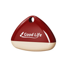 Rouleau anti-peluches portable pour un nettoyage-Contraste rouge