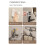 Porte-serviettes pliable multifonctionnel, fixation par-Gunash 4