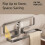 Porte-serviettes pliable multifonctionnel, fixation par-Gunash 8