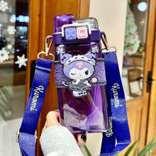 (Style I) Sanrio Kuromi Cartoon Drinking Cup Tritan With Sealing Lid For Holiday Kids Gift