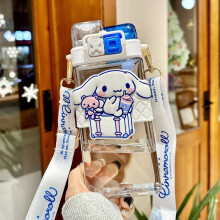 (Style J) Sanrio Kuromi Cartoon Drinking Cup Tritan With Sealing Lid For Holiday Kids Gift