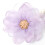 Packung mit 2 eleganten Blumen-Vorhangklammern, dekorative-Lila 8
