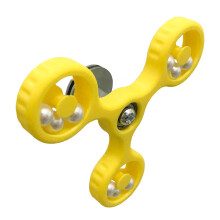 Langlebiges Spinner-Vogelspielzeug, das natürliches-Gelb