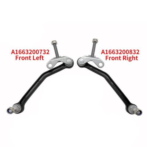 1Pair Front Body Level Sensor Rod Link for - X166 GLE C292 ML W166 11-18 A1663200732 A1663200832 1663200132 1