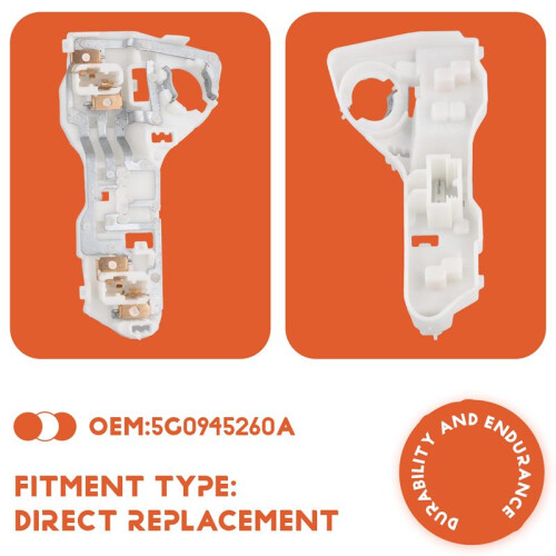 For   7 2013-2017 RHD Inner Tail Light Bulb Carrier Tail Light Circuit Board Right 5G0945260A 2