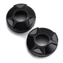 Motorcycle Three-Star Column Trim Cover Accessories for VOGE Valico DS900X DS525X DSX900 DSX525 2023 2024 Black