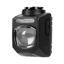 Bicycle Light Lifting Headlight High Brightness Mountain Road Bike Night Riding Light Illumination Black