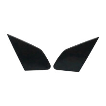 Car Exterior Front Door Side Garnish Cover Panel Window Glass Plate Trim Cap for  Fit Hatchback 2009-2013