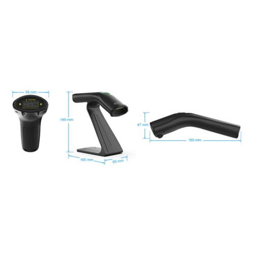 Handheld  Barcode Reader Auto Scanning 2.4G QR Code Reader with Stand 2D Wireless Barcode Scanner 1