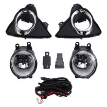 Car LED Front Bumper Fog Lights Fog Lamp for Auris 2014 2015 Harness Wiring Cover Grille Halogen