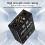 Audio Isolator,Audio Current Eliminator,2 Way XLR 6.5 Isolator,Live Broadcast Mixer Microphone Common Ground Filter 3
