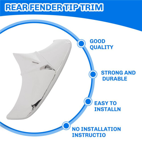 Chrome Front Rear  Tip Trim Kit for  Heritage Springer FLSTS 2