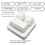 3-Key Double Row  Keyboard Recording Mute Dustproof Mechanical Keyboard Copy Paste Custom Shortcut Key 3