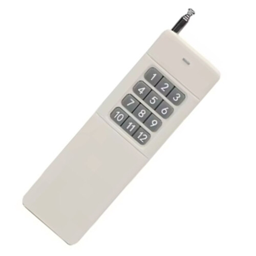 3000m Long Range High Power 12CH RF Remote Control Transmitter 433 MHz 2
