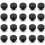 20PCS Thin Knob Cap Potentiometer Knob 14x6MM Volume Power Amplifier Adjustment Cap 1