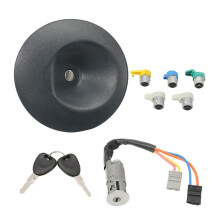 Replacement Part 7701472590 7701470738 for Car Ignition Lock Cylinder Set for Kangoo 1997-2008