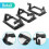 12 Pcs Single Gang (1-Gang) Low Voltage Wallplate Mounting Bracket - Black 4
