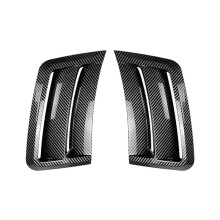 Car Front Bumper Splitter Side Air Vent Outlet Cover Wind Knife Trim for - C-Class W204 S204 2007-2010 ,A