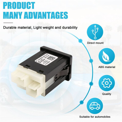 Center Console Auxiliary Jack USB Interface  Card Input Dual USB+AUX 13581213 for  CTS XTS ATS 1