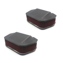 2Pcs Motorcycle Air Filter Intake Cleaner Filters for SCR950 XV950 XV950R XVS950 XV 950 R XVS 1300 XVS1300 14-18