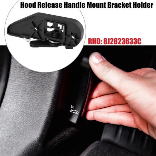 Car Bonnet Release Handle Bracket 8J2823633C for  TT MK2 2007-2014 Bonnet Hood Handle Bracket 1