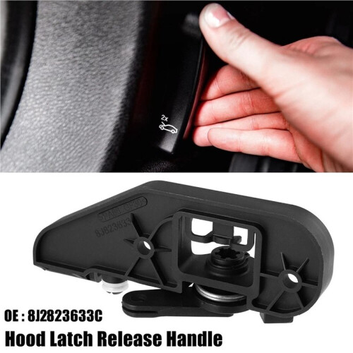 Car Bonnet Release Handle Bracket 8J2823633C for  TT MK2 2007-2014 Bonnet Hood Handle Bracket 2